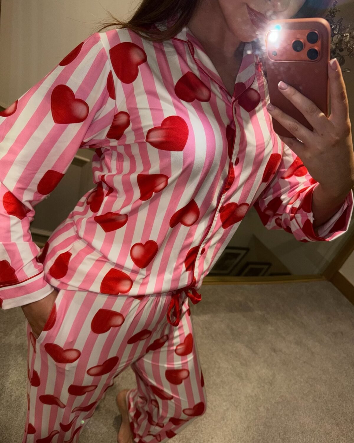 Love heart Valentines PJs