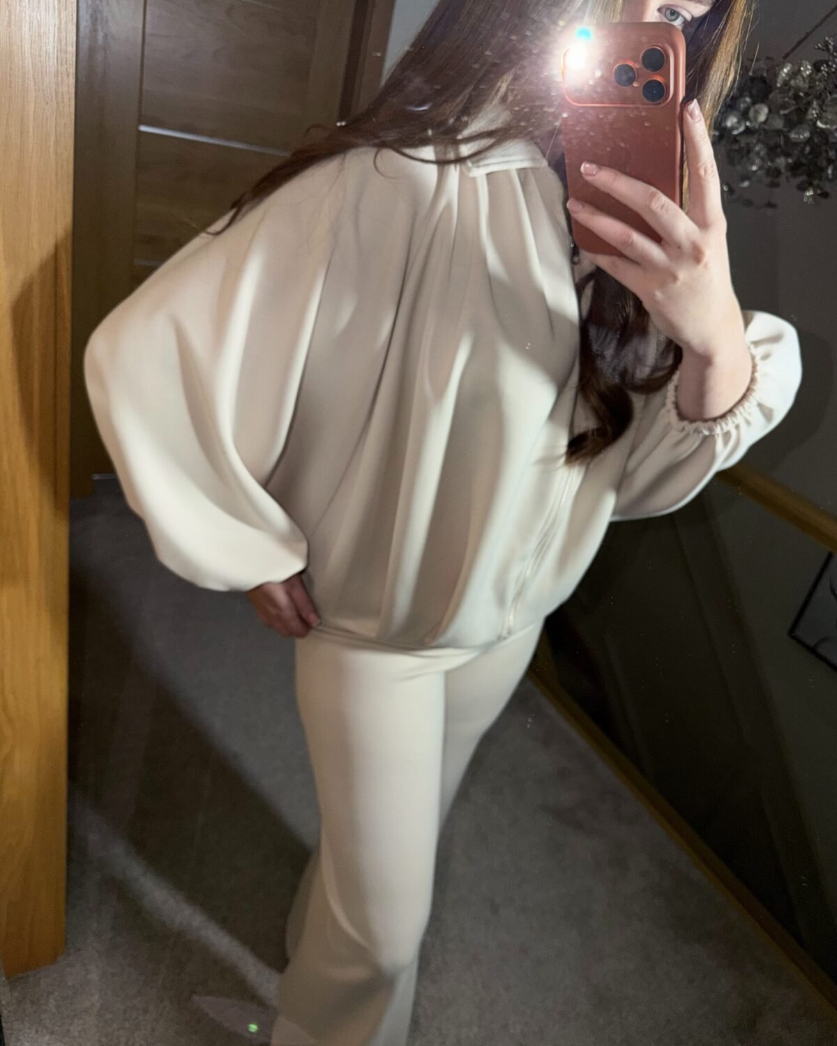JACKET & TROUSER CO ORD - BEIGE