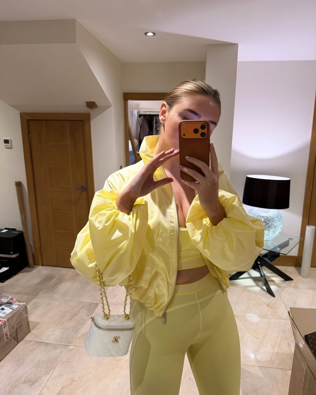 New 3 Piece Contrast Yellow Set
