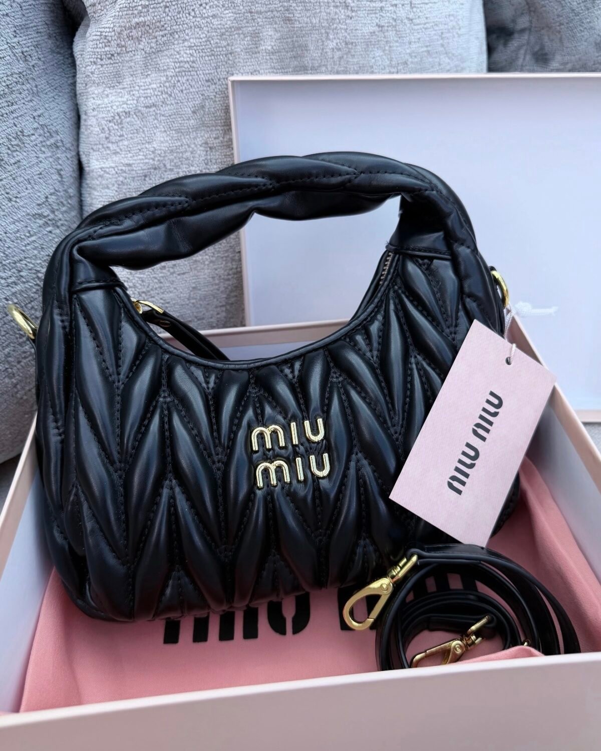 BLACK MIU MIU BAG